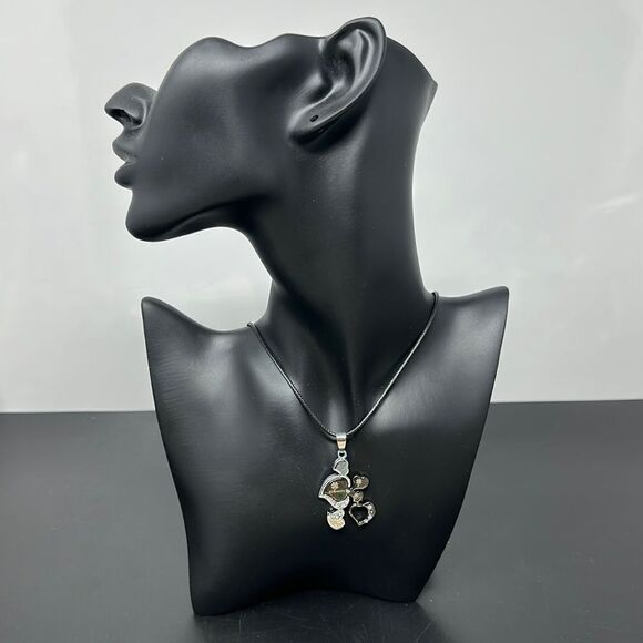 Gorgeous Be happy hearts necklace - Picture 1 of 3